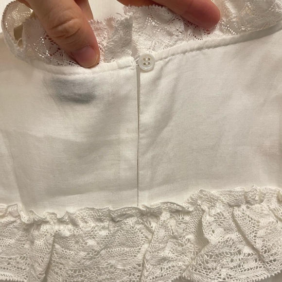 Zadig & Voltaire White Romane Coton Blouse - Picture 2 of 12